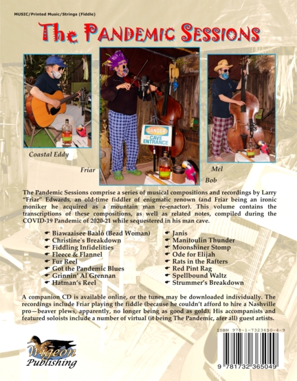 The Pandemic Sessions - New Tunes in the Old-time Style (mostly) - back cover